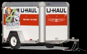 U-Haul 5x8 enclosed cargo trailer