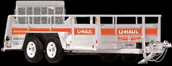 U-Haul 6x12 utility trailer with ramp